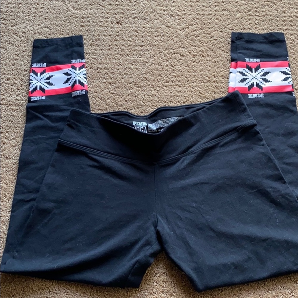 PINK brand yoga Christmas Pants